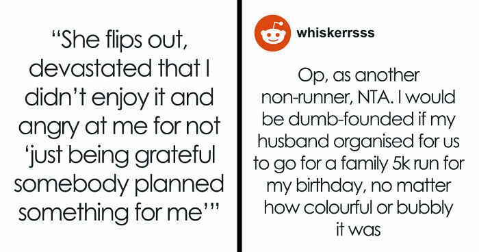 Birthday Surprise Has Husband Running 5K And Managing Toddlers, He’s Fed Up