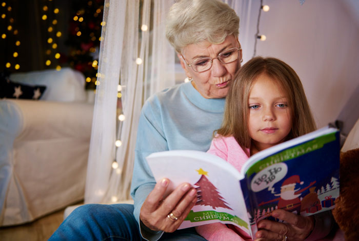 Grandma teaching grandkid to read while pulling free childcare perks after daughter-in-law's disagreement at home.