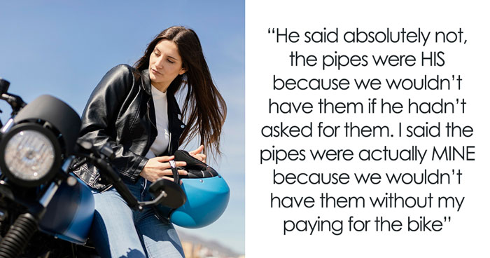 Woman Buys Motorcycle With Her Own Money, BF Claims Spare Parts As His Since He Asked For Them