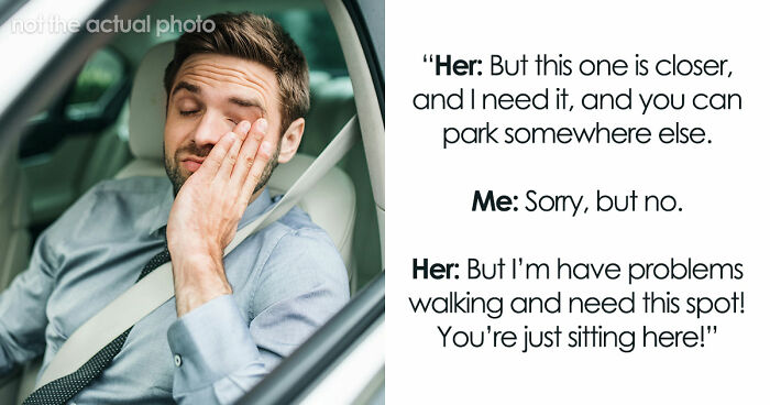 Entitled Woman Confronts Driver In A Handicapped Spot, Catches Them On A Bad Day