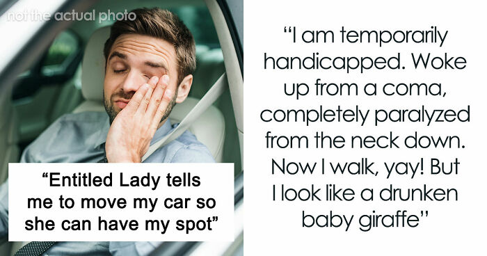 Person Has To Deal With Handicapped Spot Drama After Entitled Lady Confronts Them