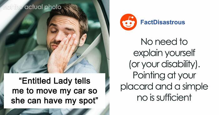 Person Has To Deal With Handicapped Spot Drama After Entitled Lady Confronts Them