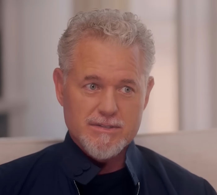 Eric Dane speaking about his stunning first symptom that led to ALS diagnosis in a casual interview setting.