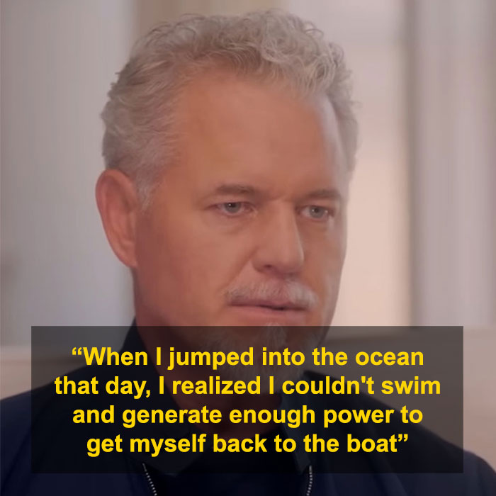 Eric Dane sharing his experience with the first symptom that led to his ALS diagnosis in 2025.
