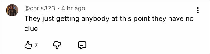 Social media comment from user chris323 discussing public confusion, linked to expert analysis of Nancy Guthrie&rsquo;s kidnapper.