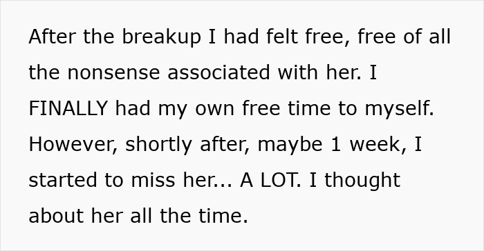 Text excerpt about a man reflecting on freedom and emotions in a man date single mom drama context.