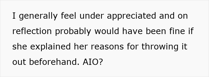 Ungrateful Wife Bins Husband&rsquo;s Cake Gift Because Of A "Bad Mood," He&rsquo;s Livid Over A Lack Of Apology
