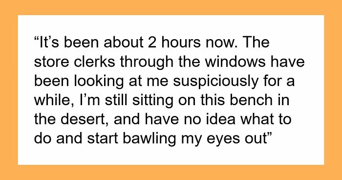 Woman Goes To Toilet During Road Trip, Finds Out BF Drove Away And Left Her Alone In Gas Station