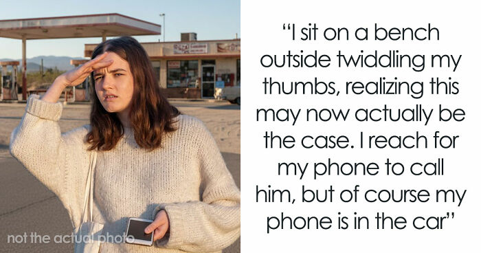 GF Goes To Toilet During Road Trip, Doesn’t Know Whether To Cry Or Laugh When BF Drives Away