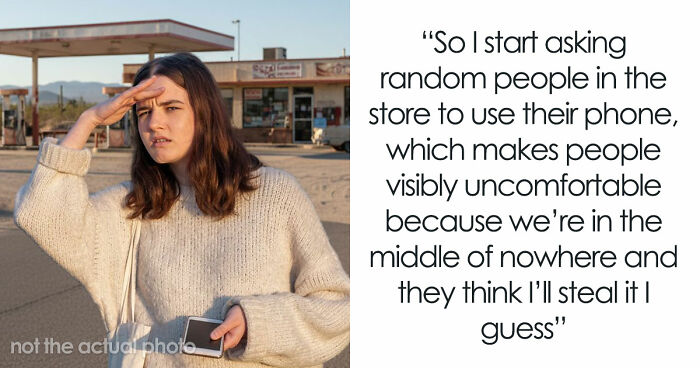 Woman Goes To Toilet During Road Trip, Finds Out BF Drove Away And Left Her Alone In Gas Station