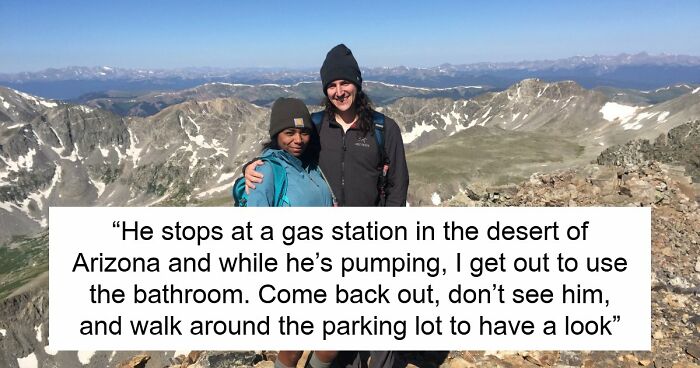 Woman Goes To Toilet During Road Trip, Finds Out BF Drove Away And Left Her Alone In Gas Station