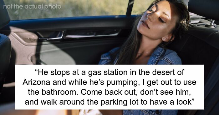Woman Goes To Toilet During Road Trip, Finds Out BF Drove Away And Left Her Alone In Gas Station