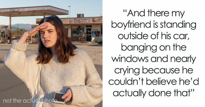 Woman Goes To Toilet During Road Trip, Finds Out BF Drove Away And Left Her Alone In Gas Station