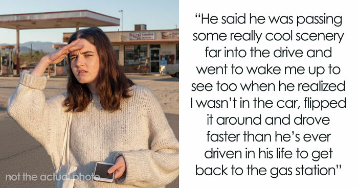 Woman Goes To Toilet During Road Trip, Finds Out BF Drove Away And Left Her Alone In Gas Station