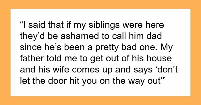 27YO Blindsided As Dad Reuses Late Siblings’ Names For New Babies, Tells Him To Leave Her House
