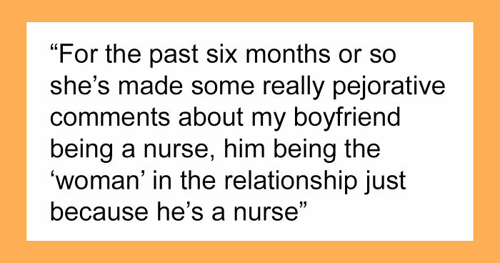 Step-Mom Keeps Making Fun Of Guy For Being A Nurse, Opens Up Why: “Childish And Offensive”