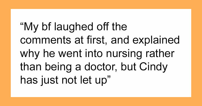 Step-Mom Keeps Making Fun Of Guy For Being A Nurse, Opens Up Why: “Childish And Offensive”
