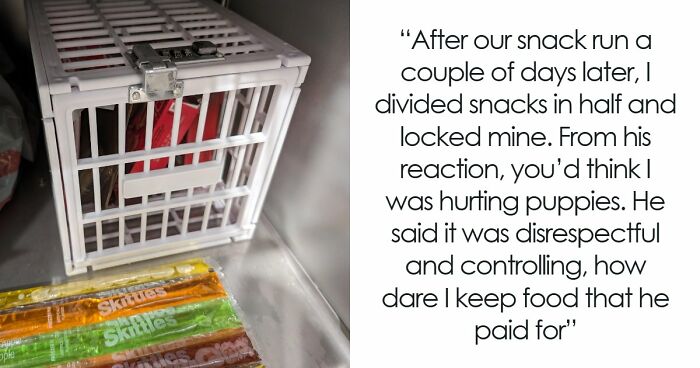 Woman Stunned After BF Wrecks Laptop, Has Meltdown Over Her Fridge Lockbox