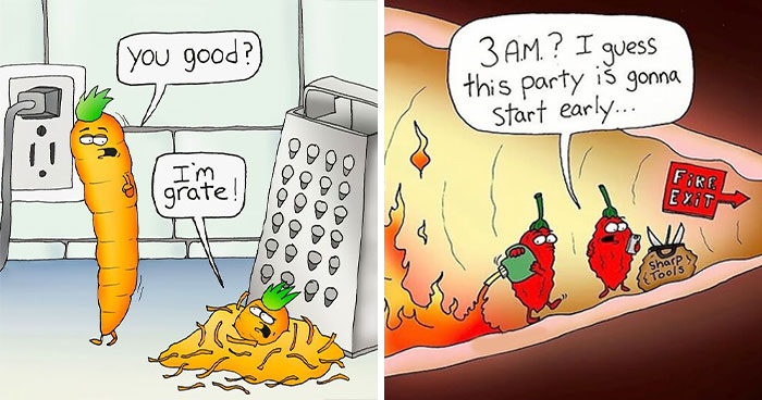 37 One-Panel Comics That Show Fruits Aren’t As Innocent As They Look (New Pics)