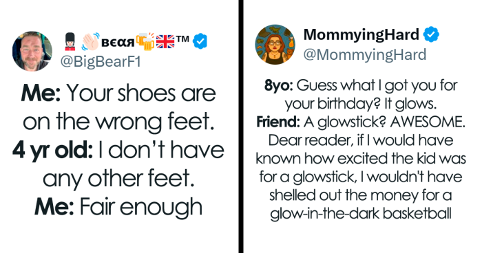 Parents Saw An Opportunity To Turn Their Wild Moments Into Funny Tweets And Here Are 57 Of Them (February Edition)