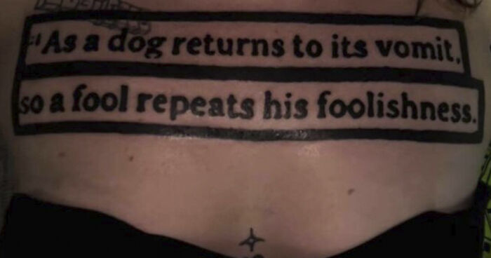 79 People Who Got Forever Marked For Their Own Stupidity With These Terrible Tattoos (New Pics)