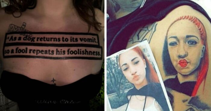 79 People Who Got Forever Marked For Their Own Stupidity With These Terrible Tattoos (New Pics)