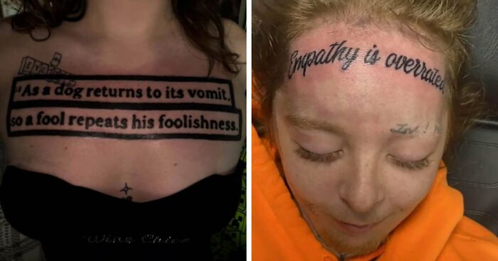79 People Who Got Forever Marked For Their Own Stupidity With These Terrible Tattoos (New Pics)