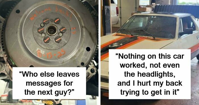 81 Times Car Mechanics Had To Take Pics Of What They Were Dealing With To Make Others Believe Them (New Pics)