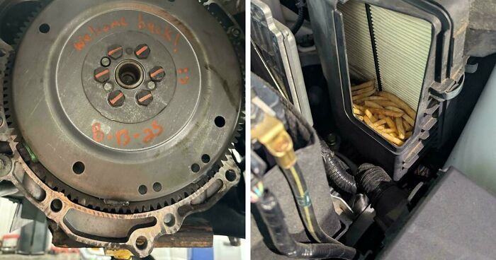 81 Times Car Mechanics Had To Take Pics Of What They Were Dealing With To Make Others Believe Them (New Pics)