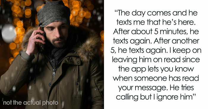 Guy Gets A Taste Of His Medicine After Having To Wait In Snow At 1AM All Because He Ghosted Lady