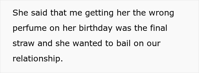 Upset woman reacts to her boyfriend liking her gift, as she expected him to dump her over relationship issues.