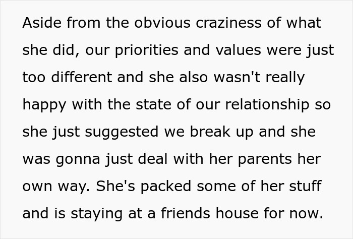 Woman upset as boyfriend likes her gift, unexpected reaction causes tension in their relationship and leads to a breakup.