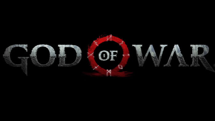 God Of War logo with a red omega symbol, representing the TV series release date, cast, and updates.