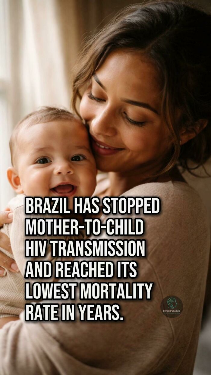 Smiling mother holding happy baby, highlighting good things related to stopping mother-to-child HIV transmission.