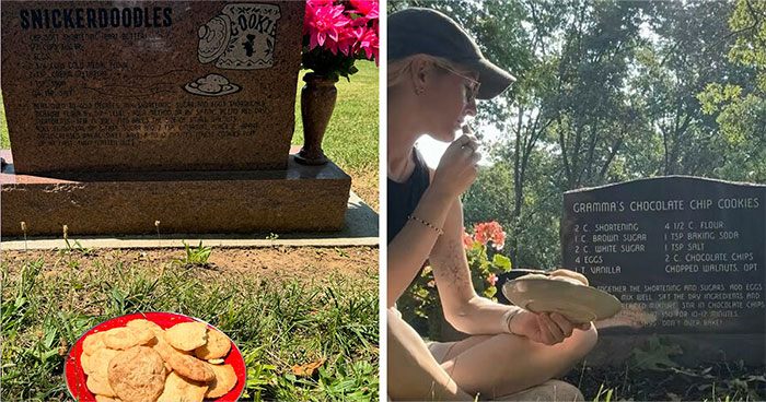People Etched Their Favorite Recipes On Their Headstones, And Rosie Grant Found 22 New Ones Across The USA