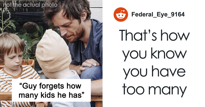 Guy Tries To Warn Other Couple Not To Have Kids, Comically Forgets How Many Kids He Has