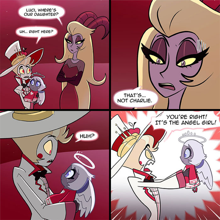 17 New “Hazbin Hotel” Fan Comics By Chlogami That Add Funny Twists And Extra Drama
