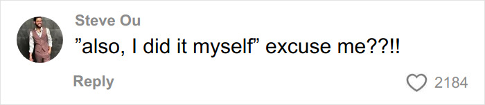 Screenshot of a social media comment by Steve Ou reacting with disbelief, relevant to health experts warning fans.