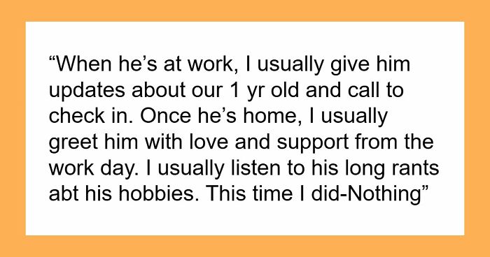 Wife Stops Putting Effort Into Marriage After Husband Neglects Relationship, He Immediately Panics