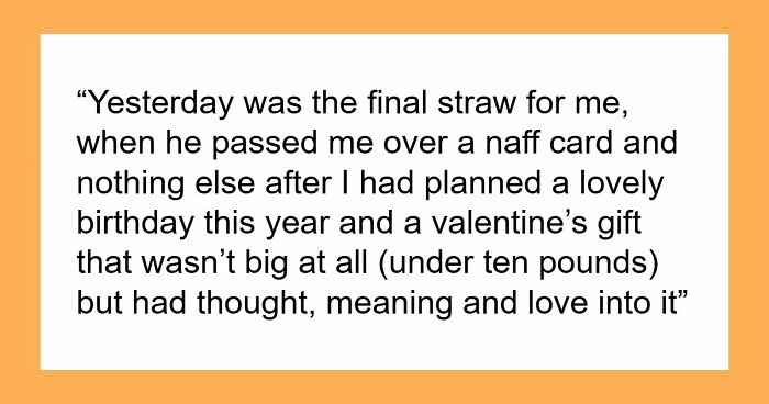 Guy Puts In Zero Effort To Make Wife Happy, She Reaches Breaking Point After Valentine’s Day