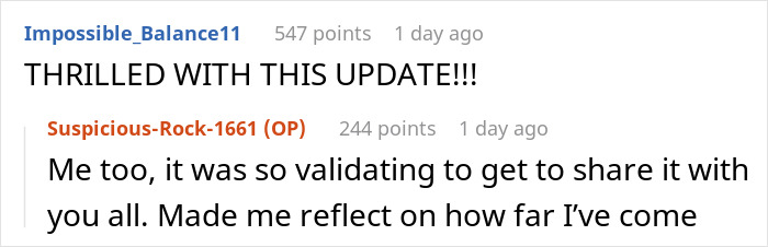 Screenshot of an online comment where a woman shares her struggles with husband who keeps leaving and coming back.