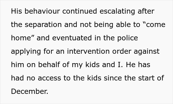 Text describing struggles of a woman with a husband who keeps leaving and coming back, facing a reality check.