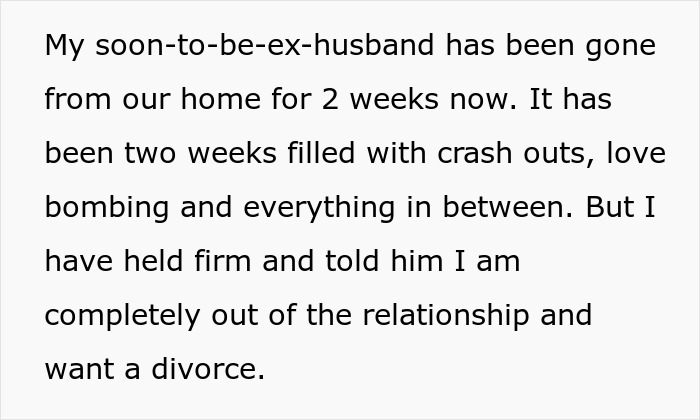 Woman shares struggles with husband who keeps leaving and coming back, expressing her decision to end the relationship.