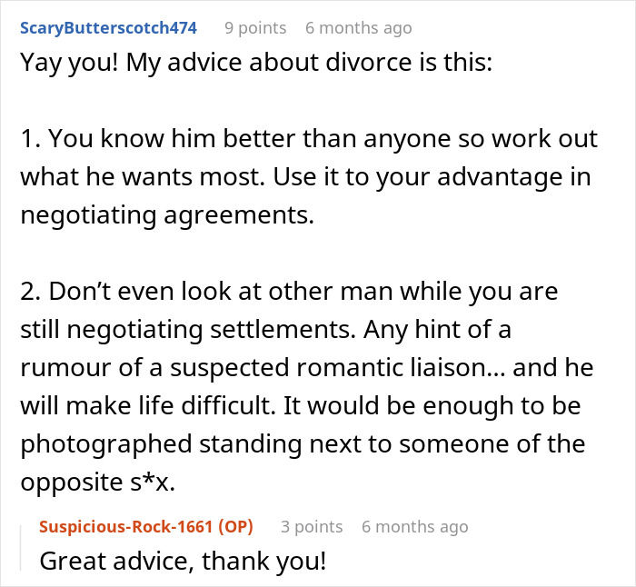 Screenshot of an online forum where a woman shares struggles with a husband who keeps leaving and coming back.