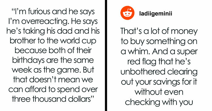 Wife Horrified As Jobless Spouse Drains Emergency Fund For “Essential” World Cup