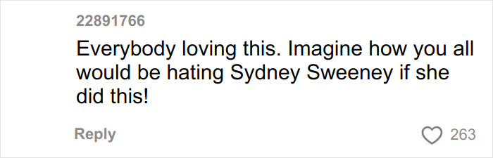 Comment criticizing online reactions to Chappell Roan&rsquo;s Grammys outfit, sparking low class outrage discussions.