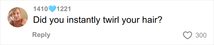 Comment on social media from a woman sharing her travel encounter with a kind stranger on a plane, sparking engagement.