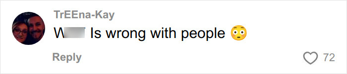Social media comment expressing shock with emoji, reacting to a disturbing school employee confession video.