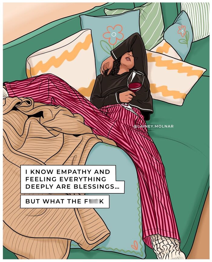 Artist Lainey Molnar Creates Bold Illustrations That Reflect The Complex Reality Of Modern Womanhood (22 Pics)