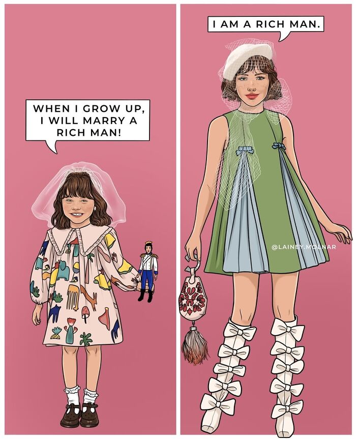 Artist Lainey Molnar Creates Bold Illustrations That Reflect The Complex Reality Of Modern Womanhood (22 Pics)